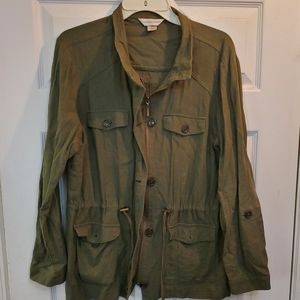 Women's olive green jacket
